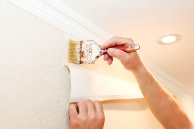 Pose de papier peint à Oberrœdern — revêtements muraux et toiles de verre